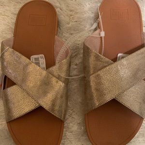 FitFlop Gold Sandals Nothing But Comfort